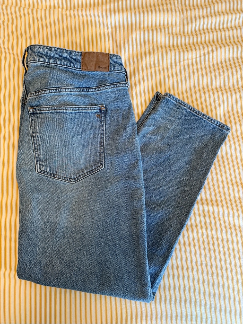 Madewell Women's The Perfect Vintage Jean Light Blue Straight Jeans